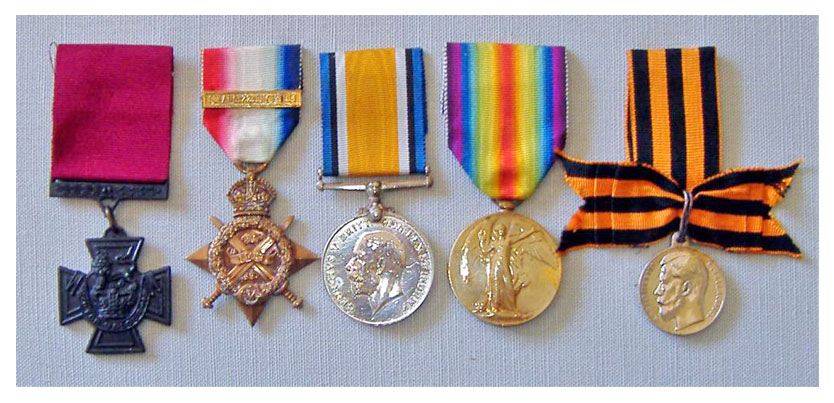 Private Robert Morrow V.C.'s medals