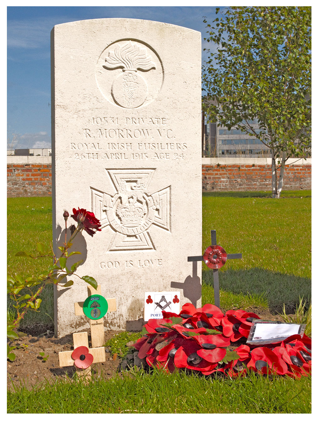 Private Robert Morrow V.C's grave