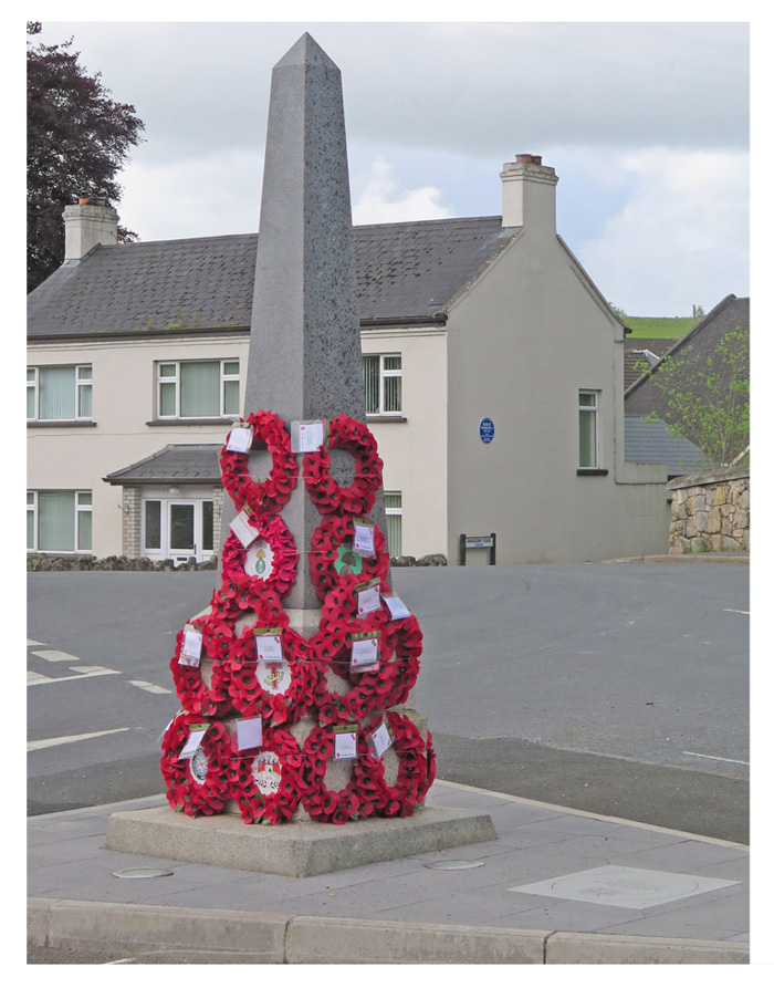The Memorial to Private Robert Morrow VC in Newmills Village