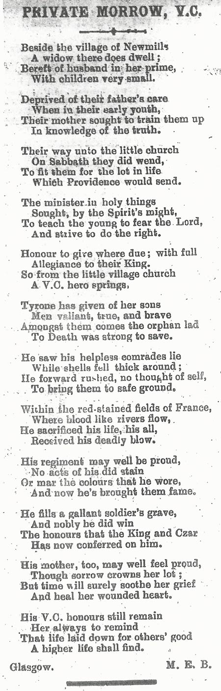 Mid Ulster Mail dated 4th September 1915